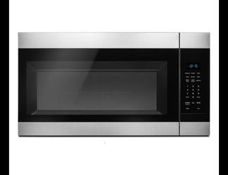 Amana Logo Free 1.7-cu ft Over-the-Range Microwave (Stainless Steel)