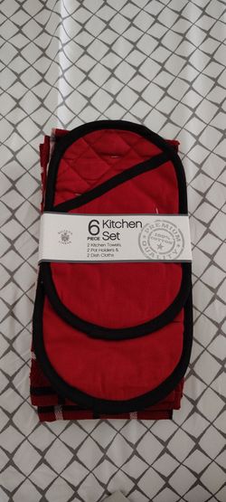 BRAND NEW Kitchen Towel & Pot Holder Set