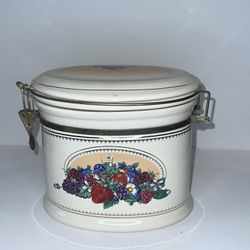 Vtg Knotts Berry Farm Ceramic Cannister 