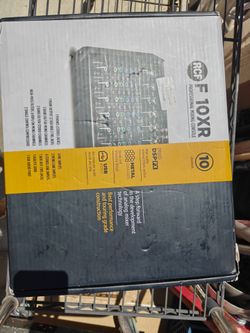 RCF F 10XR 10-Channel Professional Audio Mixer - Brand New in Box