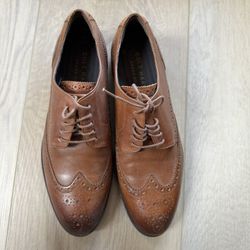 Cole Haan Leather Shoes Size 8W Dress Or Casual Shoes 