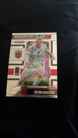 Erling Haaland Panini Prizm Scorers Club Card