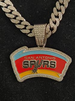 San Antonio Spurs pendant with chain