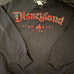 NEW- Disneyland Plaid Sweatshirt 