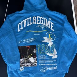 Civil Regime Blooming Through Chaos Hoodie Size Large