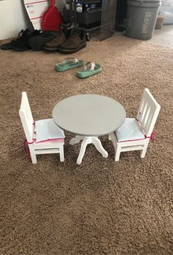 American Girl doll table