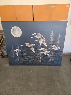 Framed picture - 4ft X 5ft