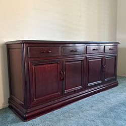 Solid Rosewood Buffet, Vintage Shun Tai