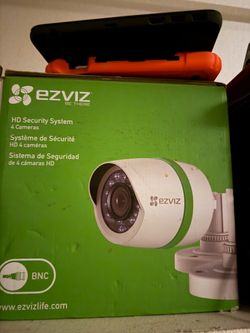 EZVIZ 4-Channel HD Security System with BNC Cameras