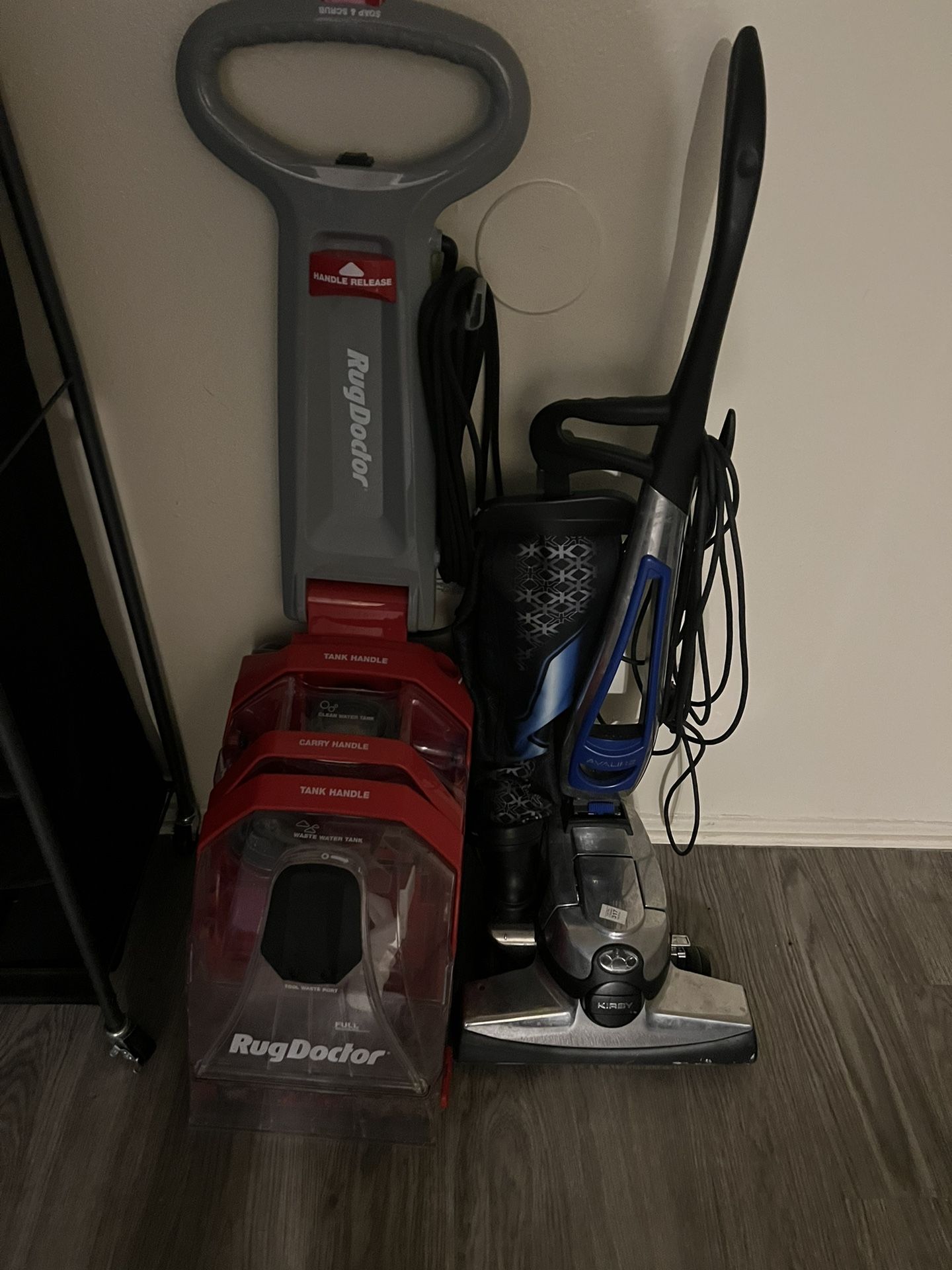 Kirby Vacuum & Rug Doctor  $600 For Both 