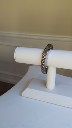 Omega Leather Bracelet