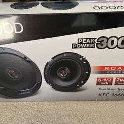 New KFC-1666R Road Series Car Speakers (Pair) - 6.5" 2-Way Car Coaxial Speakers, 300