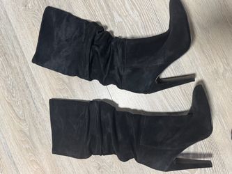 Black long boots size 6.5