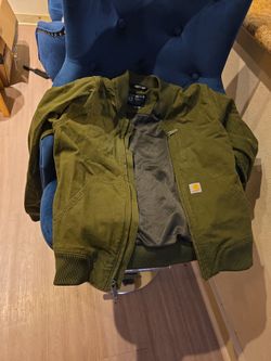 Carhartt Women's Rugged Flex Crawford Bomber Jacket olive