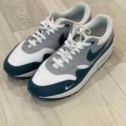 Nike Air Max 1 LV8 - Dark Teal Green White - Size 11