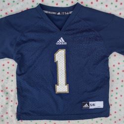 Children's  5/6 Medium Notre Dame Fighting Irish NCAA Football Jersey