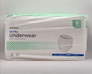 McKesson Ultra Unisex Pull On Underwear Small