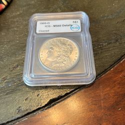 1900-O Morgan Silver Dollar Graded MS60! Uncirculated 