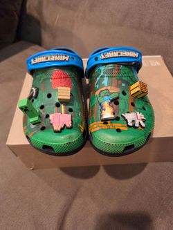 Kids Minecraft crocs