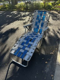 Vintage Sunbeam Aluminum Chaise Chair