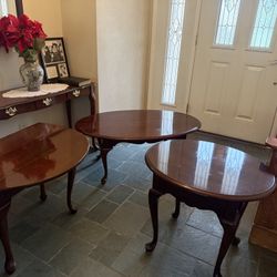 Beautiful Cherry End tables set 