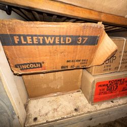 4 50lb Each Cases Of Welding Rods $50 Each