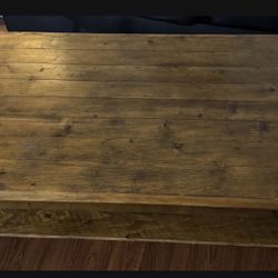 Wood coffee table 