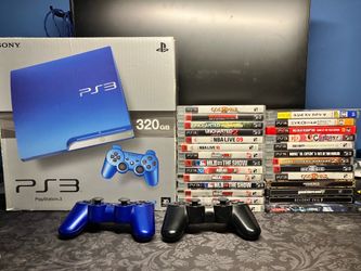 PS3 splash blue bundle with 28 games