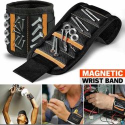2 Pack Magnetic Wristband for Tools – Lightweight Tool Belt & Portable Magnet
