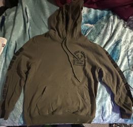 True Religion Army Green Hoodie