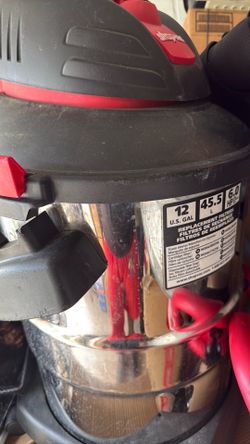 12 gallon shop vac used