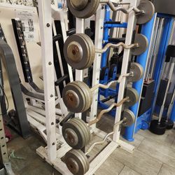 Ez Fixed Curl Bars With Storage Rack