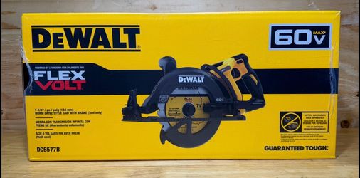 FLEXVOLT 60V MAX Cordless Brushless 7-1/4 in. Wormdrive Style Circular Saw (Tool Only)