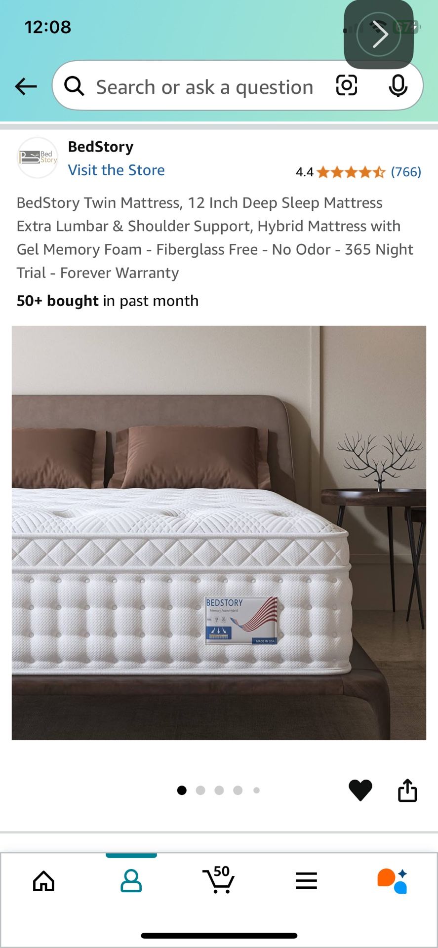 Twin Hybrid Mattress Medium Firm