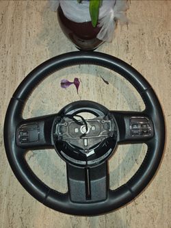 Jeep compass leather steering wheel