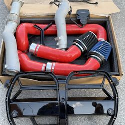 bmw intake and downpipes 