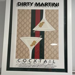 Dirty Martini Canvas