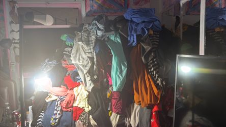 variety of adult clothes, hundred all