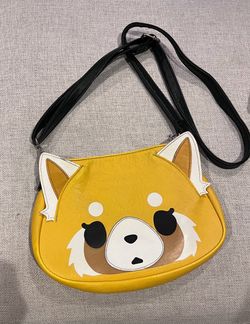 Rare Loungefly x Sanrio Aggretsuko Two-Face Crossbody Bag Yellow