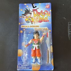 Vintage 1995 Dragon Ball Sword Swinging Yamcha New In Box Akira Toriyama