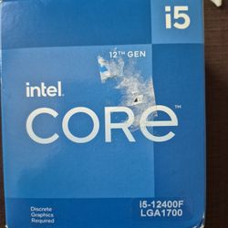 Intel Core i5 Core 12400F Desktop Processor 18M Cache, up to 4.40 GHz
