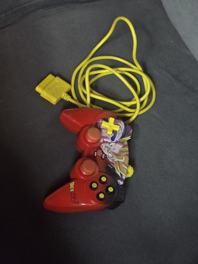 Playstation 2 PS2 NUBYTECH Dragon Ball Z DBZ Super Saiyan Goku Controller Tested