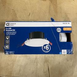 6 Pack Recessed Lighting