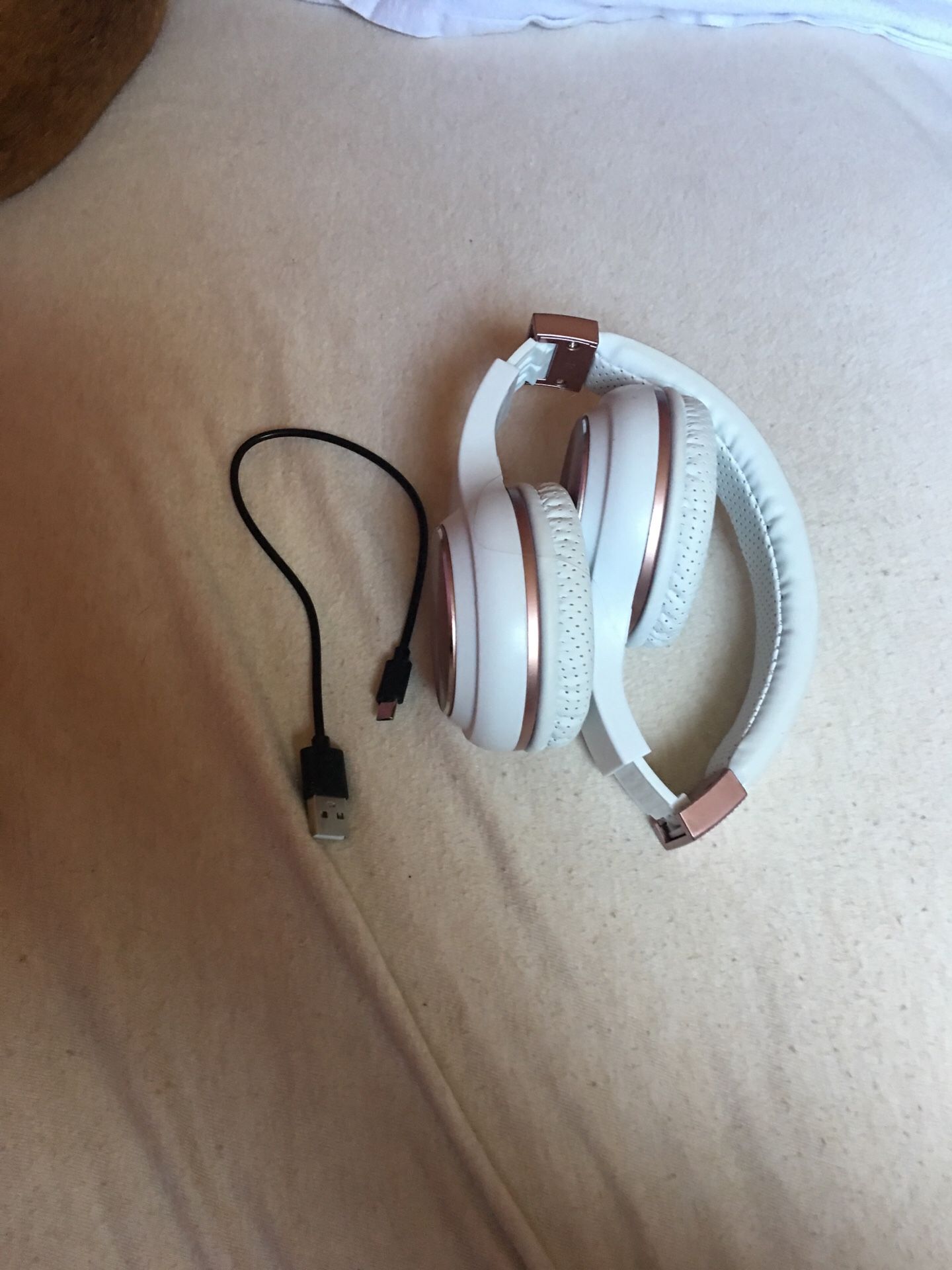 Bluetooth headphones with charger
