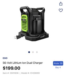 Ego Dual Charger.  Brand New In Box  