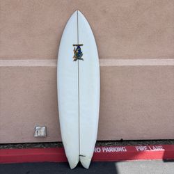 Surfboard Pavel Rainbow Fish Quad 6’4”x 21 3/8 “ x 2 3/4”