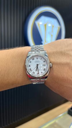 Rolex Datejust 36MM White Roman Dial