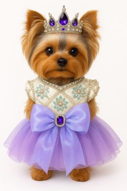 Luxury Dog Dress/ XS