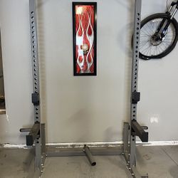 Squat Rack With Pull Up Bar And Landmine Attachment