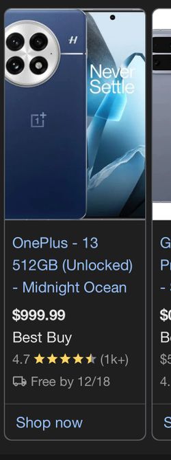 One Plus 13 512gb Unlocked